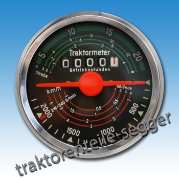 Traktormeter Fendt   F 225 GT  512